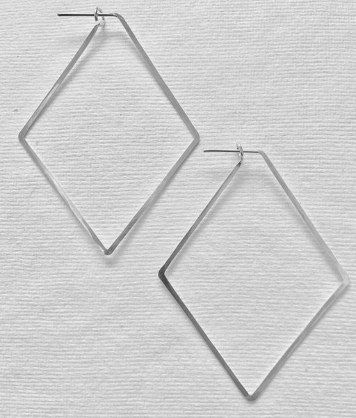 Diamond Hoop - Medium