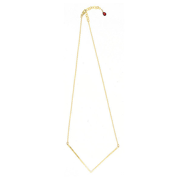 Chevron Necklace, Single