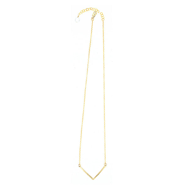 Chevron Necklace, Small Single
