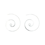 Hammered Signature Swirl Earrings